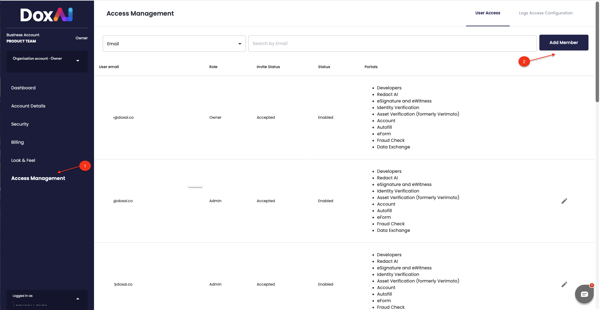Access management