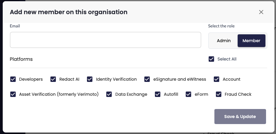 add member org
