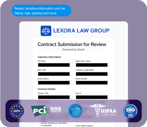 Doxai Legal Inovation and Tech Fest 2025 | Redact AI