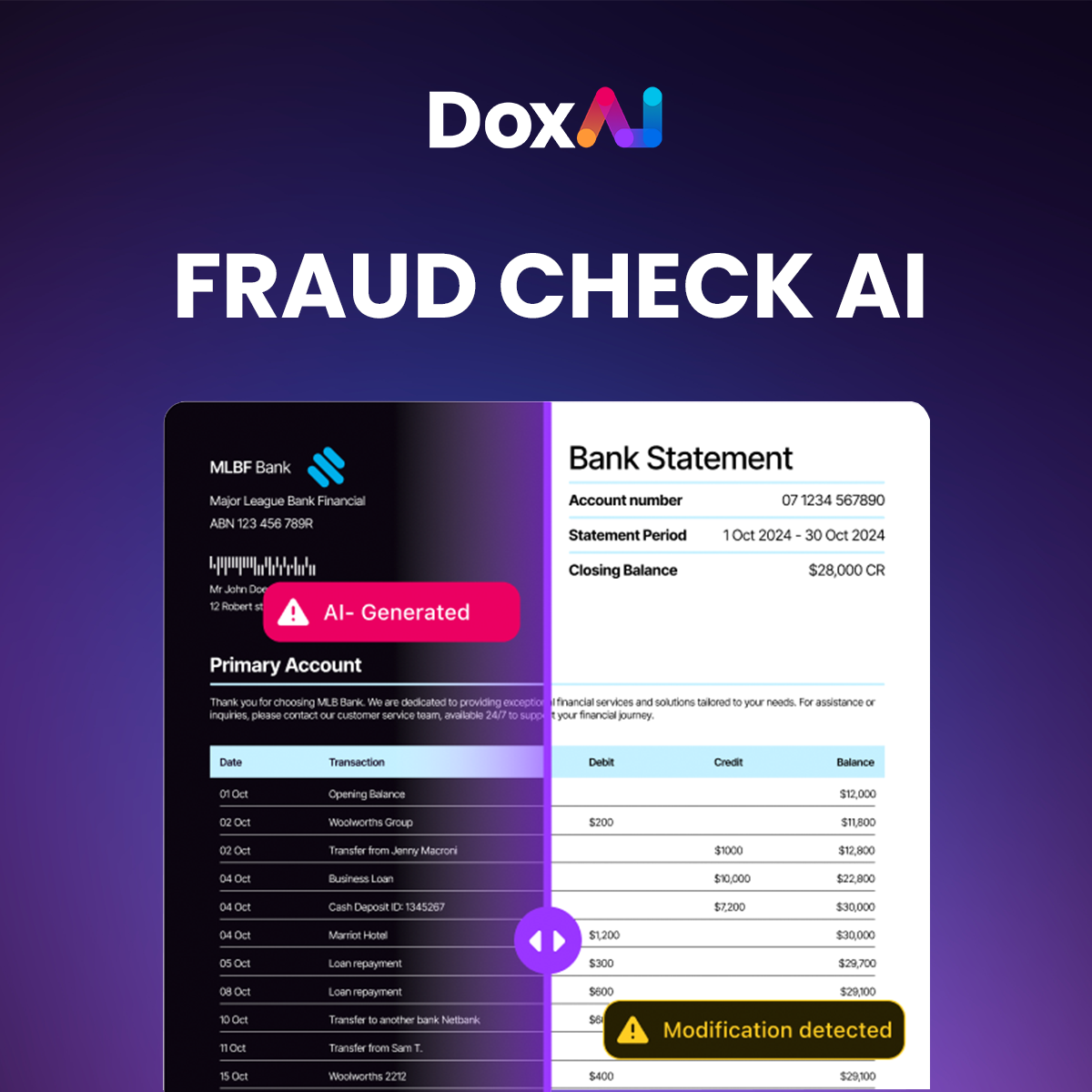 Fraud Check AI | Document Fraud Detection Solution