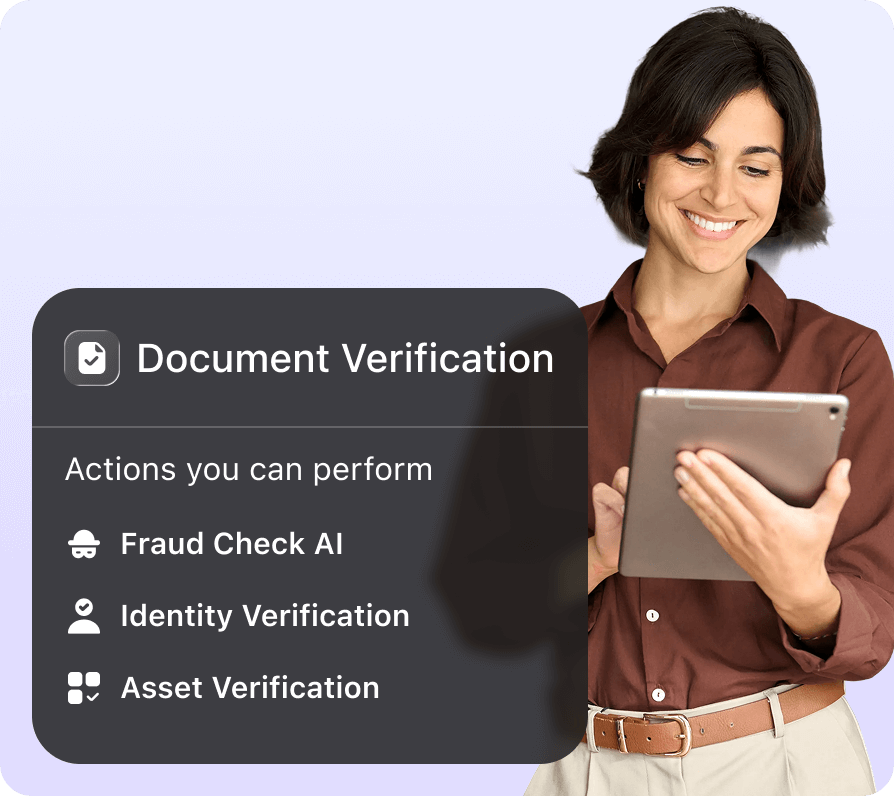 How it works - document verification
