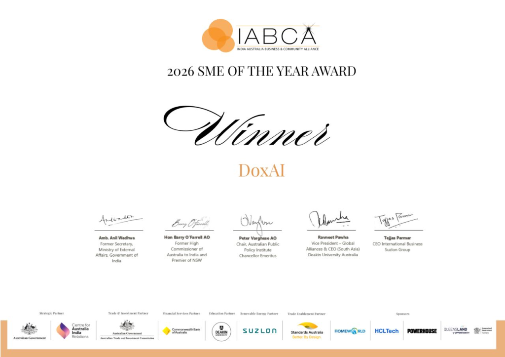 DoxAI Wins 2026 IABCA SME